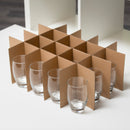 Gläsereinsatz, 40 Fächer für Umzugskarton Spedition, 65 Liter