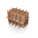 Gläsereinsatz, 40 Fächer, inkl. Umzugskarton Spedition, 65 Liter