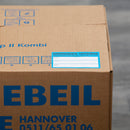 Umzugsetiketten, 50 Stück (Block), verschiedene Farben