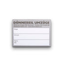 Umzugsetiketten, 50 Stück (Block), verschiedene Farben